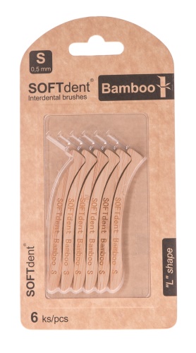 SOFTdent® Bamboo S (0.5mm) Interdental Brushes