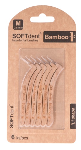 SOFTdent® Bamboo M (0.6mm) Interdental Brushes